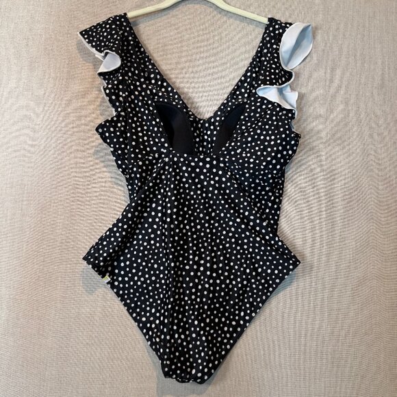 Summersalt The Ruffle Backflip Polka Dot One Piece 18 Retro Classic Swimwear - Picture 7 of 10